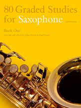 80 GRADED STUDIES FOR SAXOPHONE #1 cover